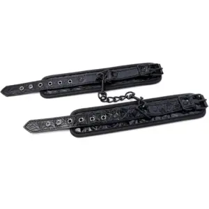 Intoyou Black Sapphire - Állítható műbőr bokakötöző (fekete) - Image 2