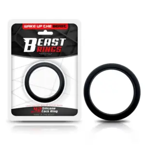 Beast Rings 42 mm - Péniszgyűrű (fekete) - Image 4