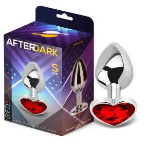 Afterdark - Metál análdugó piros szív kővel S - Image 3