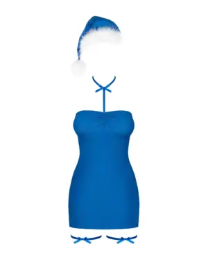 Obsessive Kissmas - Mikulás jelmez (kék) S/M - Image 4