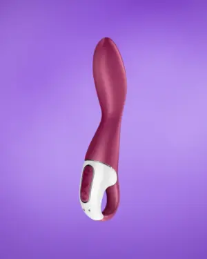 Satisfyer Heated Thrill - Okos, akkus melegítő vibrátor (piros)