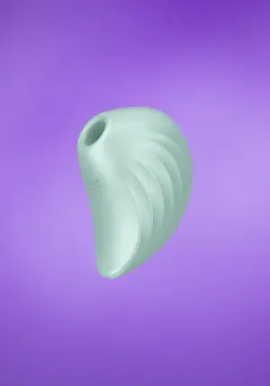 Satisfyer Pearl Diver - Akkus, léghullámos csikló vibrátor (menta)