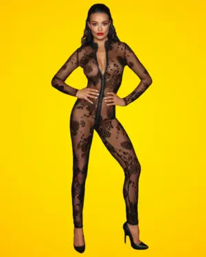 Noir Handmade F237 - Áttetsző, hosszú overall