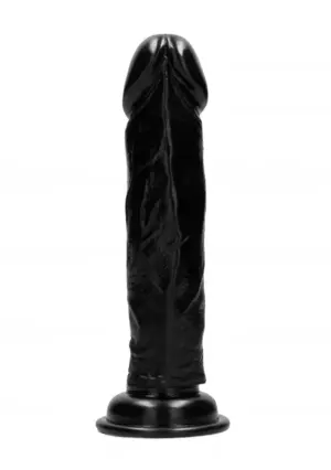 Realrock 8" - Letapasztható dildó (fekete) - 20,3cm - Image 5