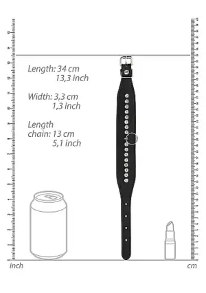 Ouch Diamond - Strasszal kirakott bokabilincs - Image 6