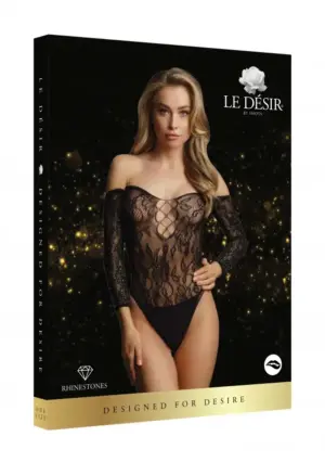 Le Désir Wonder Rhinestone - Hosszúujjú body XL/XXL - Image 4