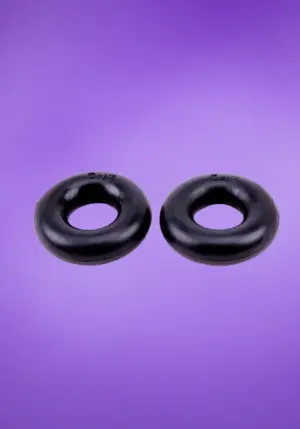 Chisa Donut - Péniszgyűrű szett (fekete)