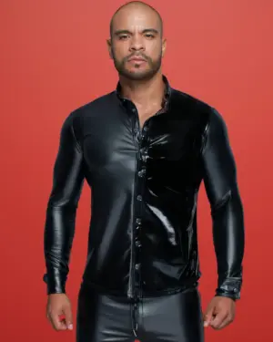 Noir Handmade H064 - Fényes ing gombokkal