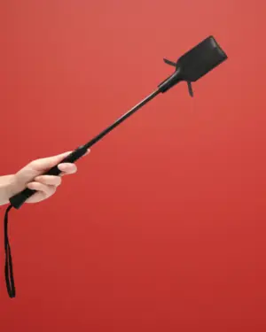 Ouch - Lovagló pálca (fekete) - 47cm