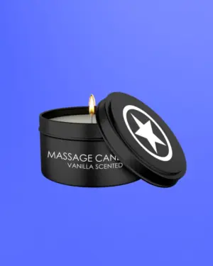 Ouch Vanilla - Masszázs gyertya (fekete) - 100g