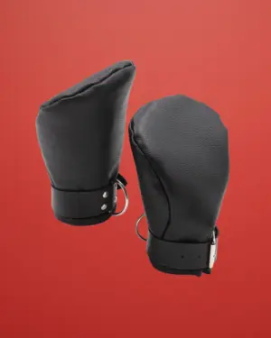 Ouch Puppy Play - Műbőr kutyamancs (fekete)