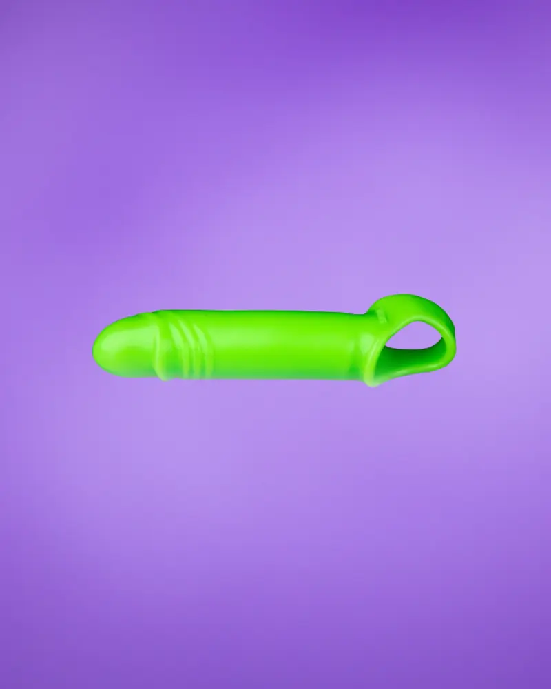 Ouch Glow in the Dark - Sötétben világító péniszköpeny