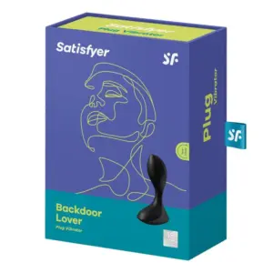 Satisfyer Backdoor Lover - Akkus, vízálló anál vibrátor (fekete) - Image 4