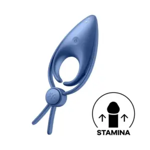 Satisfyer Sniper - Akkus, vibrációs péniszgyűrű (kék) - Image 6
