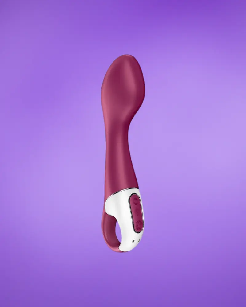 4061504001630-1672390903220.webp Satisfyer Hot Spot - Akkus, melegítő G-pont vibrátor (piros) - Image 1