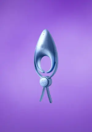 Satisfyer Sniper - Akkus, vibrációs péniszgyűrű (kék)
