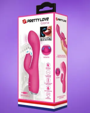 Pretty Love Gloria - Akkus,csiklókaros vibrátor (pink)