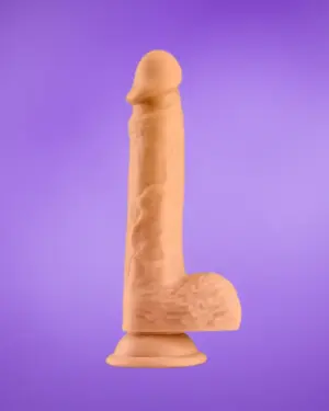 Latetobed Dean - 8,5" realisztikus dildó herékkel (21,6 cm)