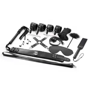 Fetish Intoyou - Fekete bondage szett (11 részes) - Image 3