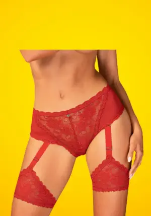 Obsessive Belovya - Piros bugyi comb pánttal