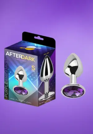 Afterdark - Análdugó lila kővel S