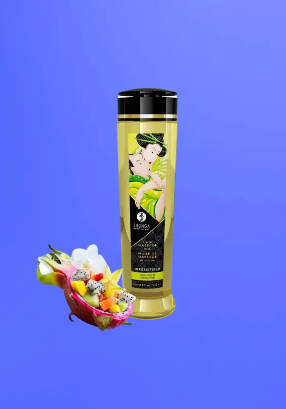 Shunga Erotic Irresistible - Masszázsolaj (ázsiai)