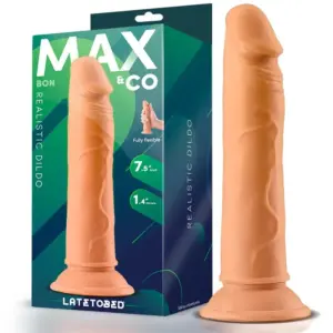 Latetobed Max&Co. - Realisztikus dildó (19cm) - Image 3