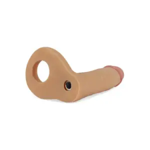 Lovetoy 5,8cm - Ultra puha péniszgyűrű análvibrátorral (15cm) - Image 4