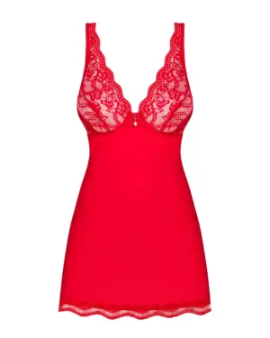 Obsessive Luvae - Babydoll + tanga (piros) - Image 3