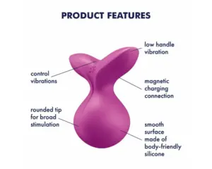 Satisfyer Viva la Vulva 3 - Akkus, vízálló csiklóvibrátor (viola) - Image 4