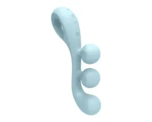 Satisfyer Tri Ball 2 - Akkus, multifunkciós vibrátor (menta) - Image 3