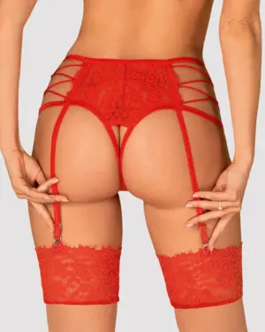 Obsessive Rediosa - Harisnyakötő L/XL - Image 2