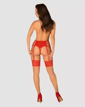 Obsessive Rediosa - Harisnyakötő L/XL - Image 4