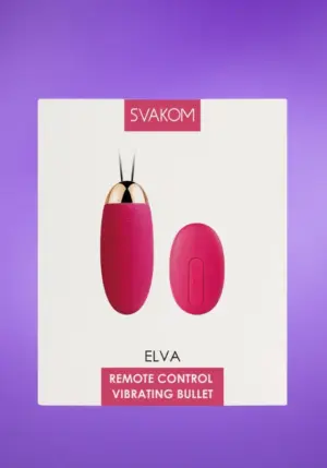 Svakom Elva - akkus, távvezérlős vibrációs tojás (pink)