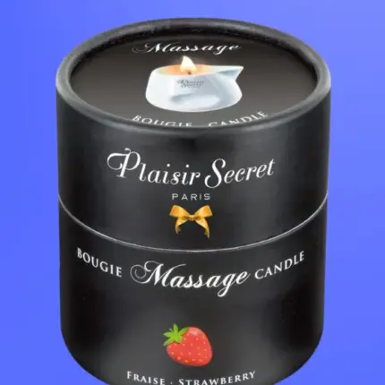 Plaisirs Secrets Strawberry - Masszázsgyertya (80ml)