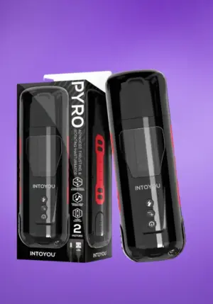 Intoyou Pyro - Akkus forgó-toló masztubátor,nyögő funkcióval