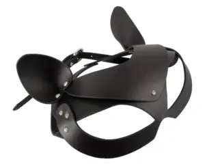 Bad Kitty - Műbőr, strasszos cicamaszk (fekete) - Image 5