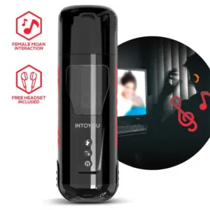 Intoyou Pyro - Akkus forgó-toló masztubátor,nyögő funkcióval - Image 5