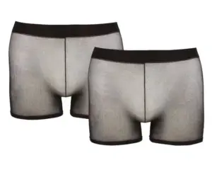 Svenjoyment - áttetsző boxer szett - fekete (2 részes) S-L - Image 4