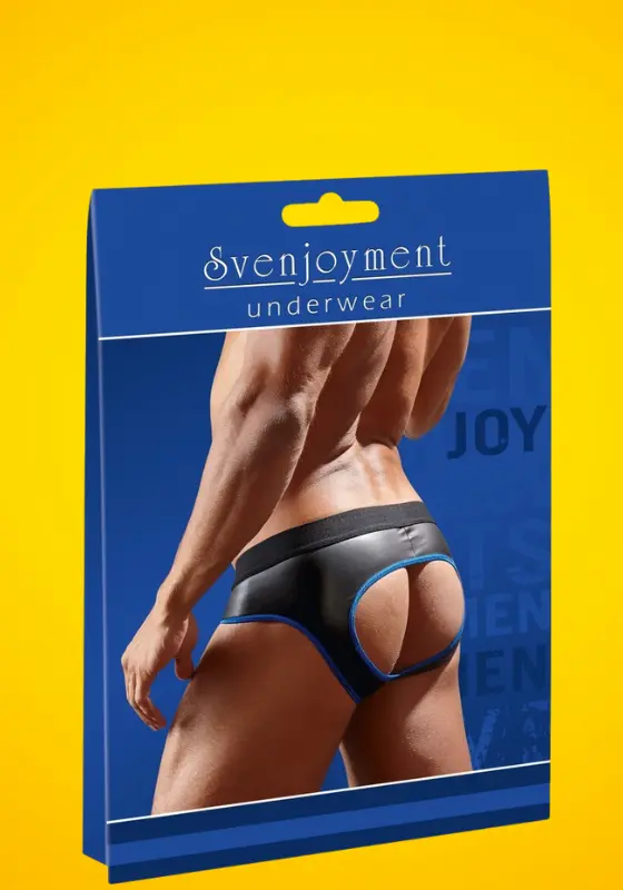 Svenjoyment - Nyitott Jock alsó (fekete-kék)