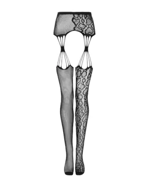 Obsessive S821 - Harisnyatartós nyitott harisnya S/M/L - Image 3