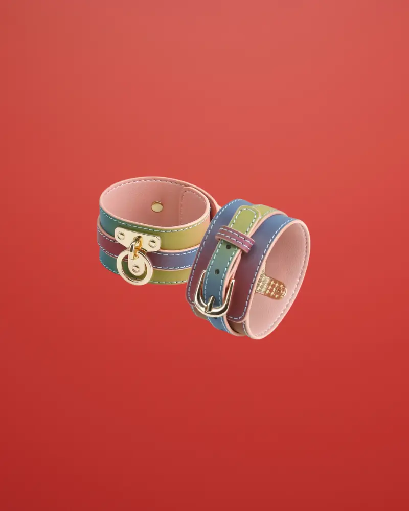 Spectra Bondage - Szivárványos boka bilincs