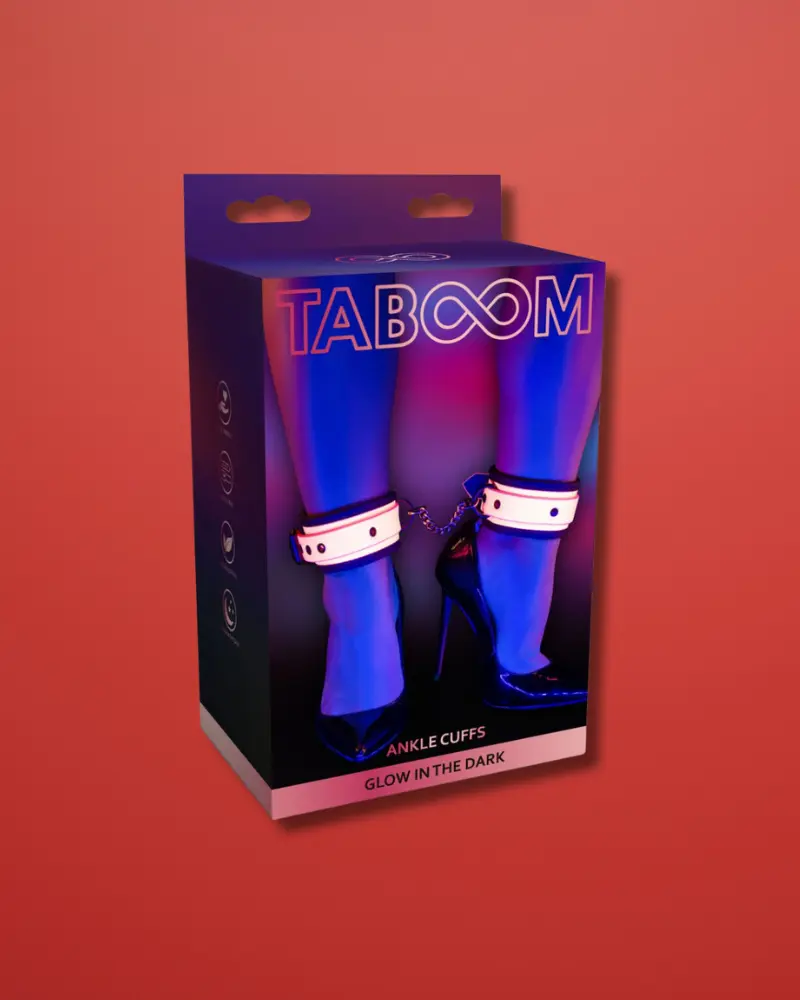 Taboom - Sötétben világító bokabilincs (pink)