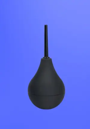 B-vibe Enema - Análmosó szárítózsákkal (fekete)