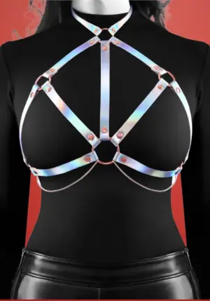 Cosmo Harness Crave - Szivárványos hám