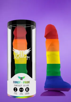 Mythology Corey Pride - Flexibilis dildó M