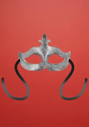 Ohmama - Velencei szemmaszk (ezüstözött)