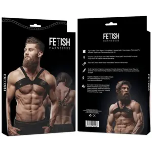 Fetish - Férfi hám (fekete) - Image 3