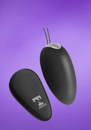 Tardenoche Ralan - Vibráló tojás távirányítóval (fekete)