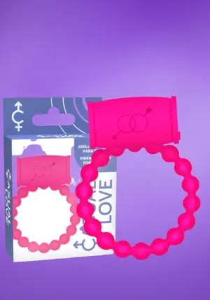 Casual Love - Vibrációs péniszgyűrű (pink)